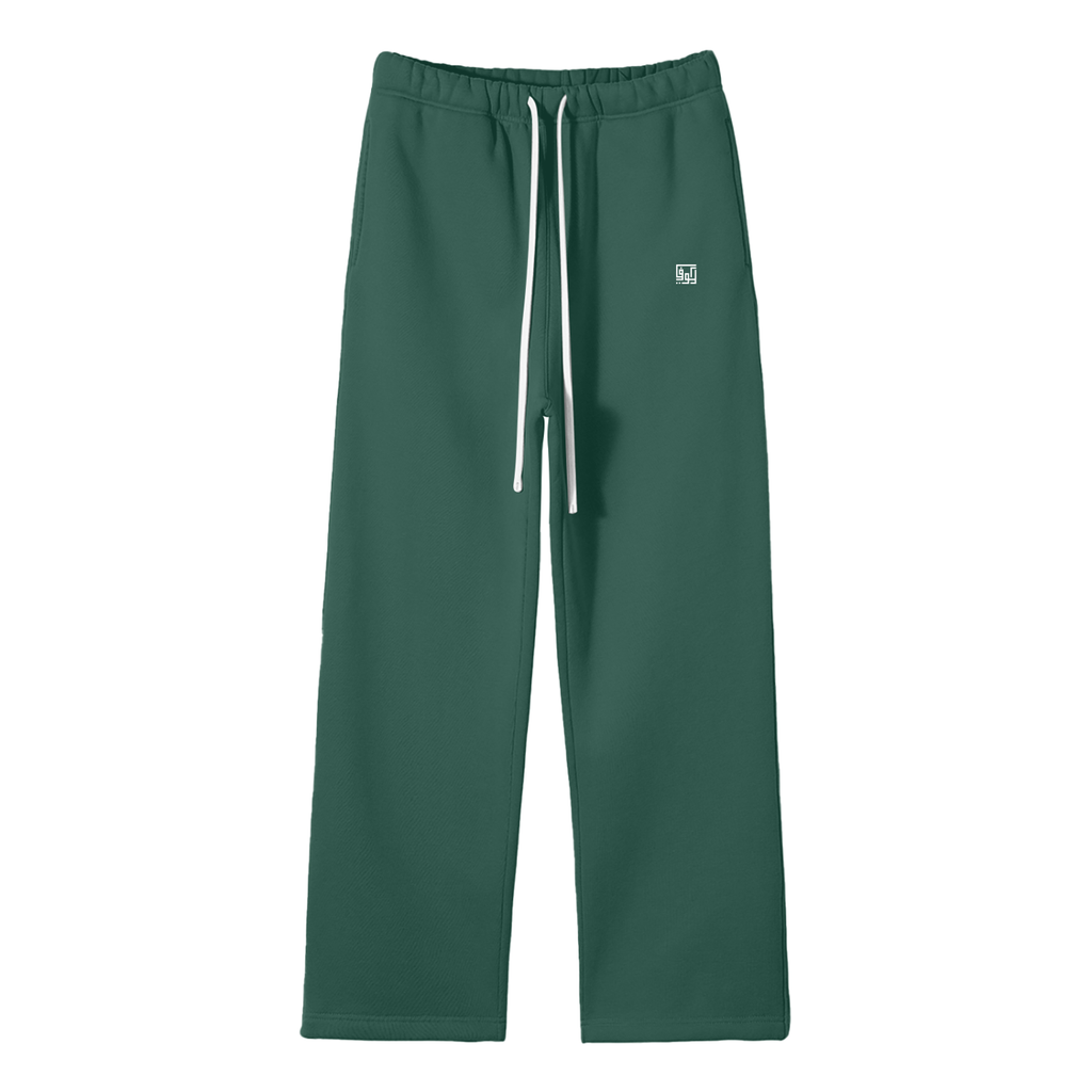 Kufic-Unisex Solid Color Fleece Straight