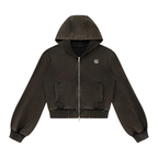 Kufic-Women’s Vintage Wash Full Zip Hoodie
