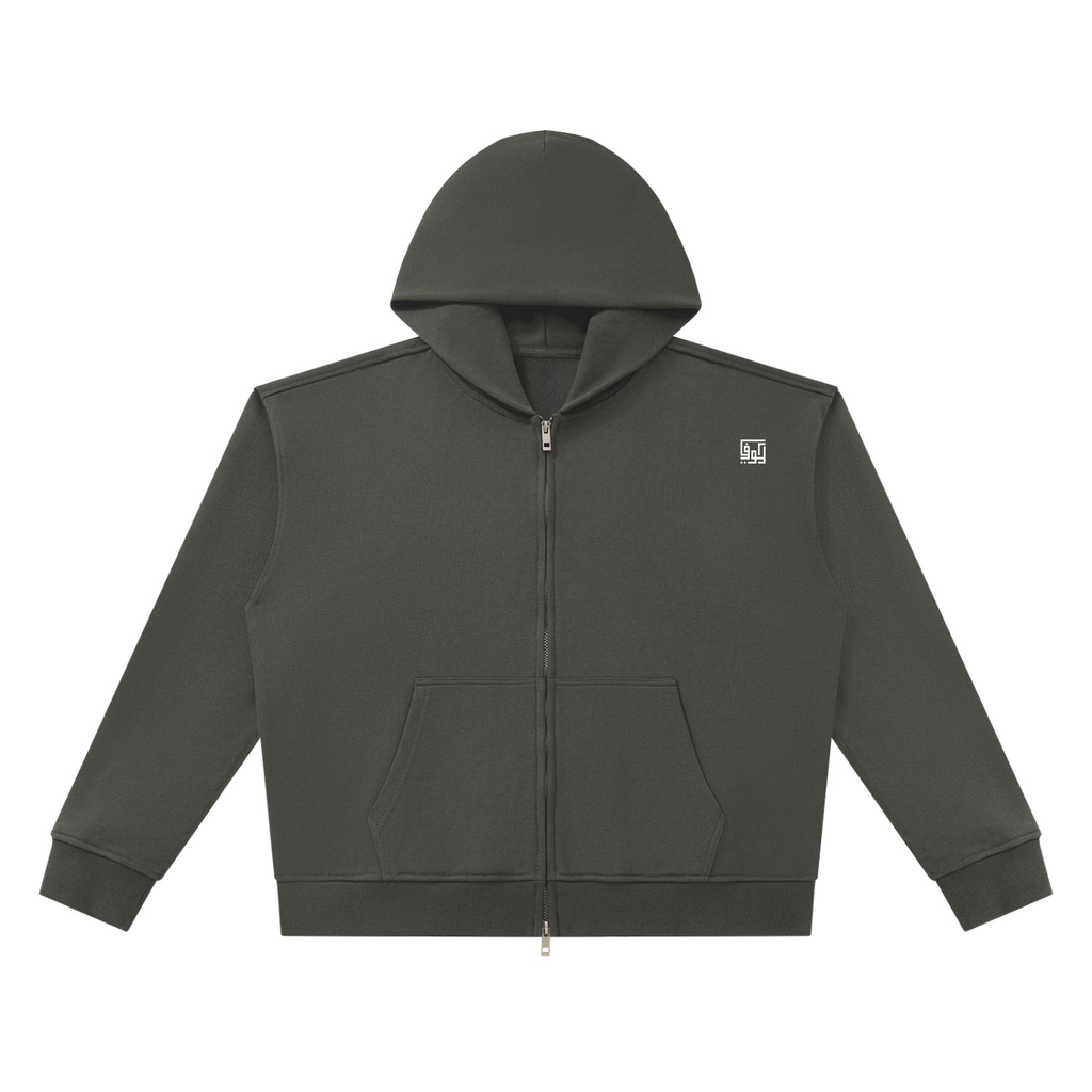 Kufic-Unisex Heavyweight Full Zip Boxy
