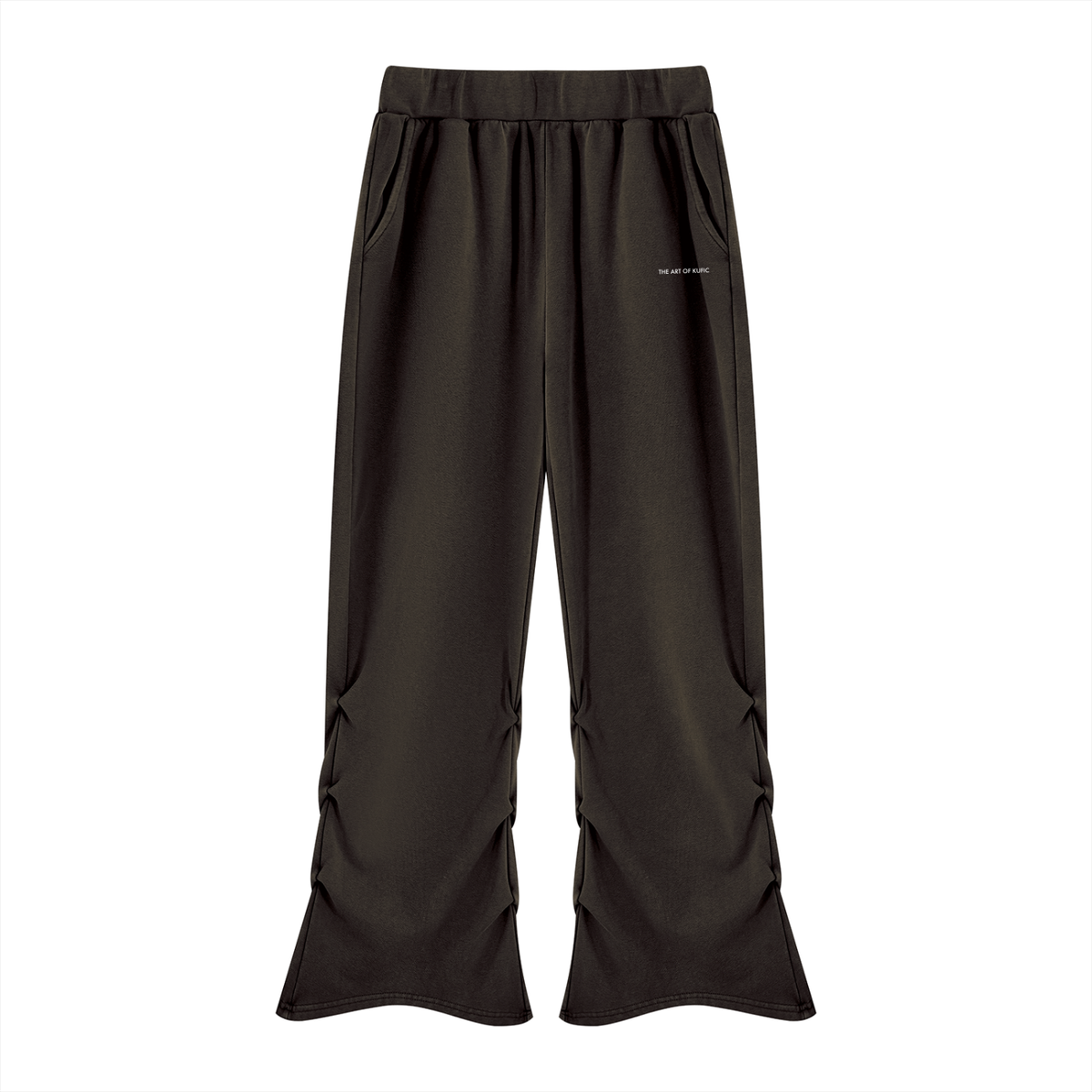 Kufic-Women’s Vintage Wash Ruched Sweatpants