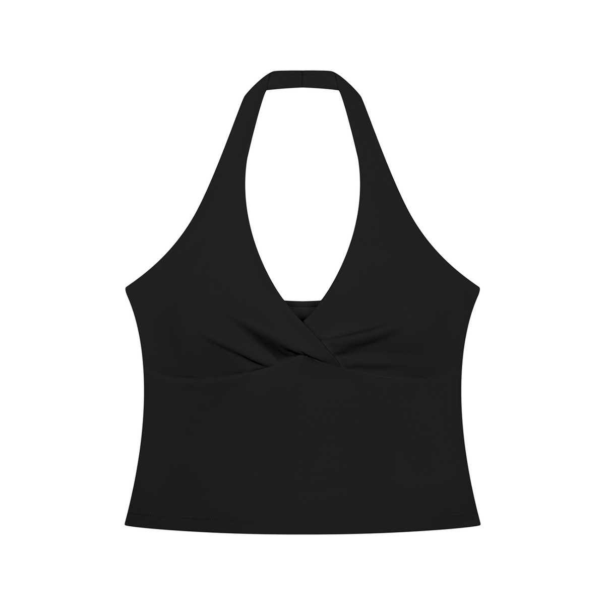 Kufic-Women’s Ruched Halter Yoga Tank Top