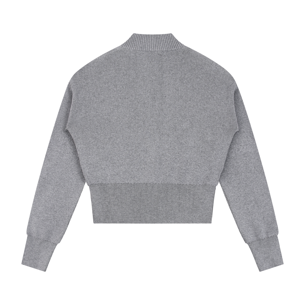 Kufic-Women’s Mock Neck Zip Up Cardigan