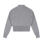 Kufic-Women’s Mock Neck Zip Up Cardigan