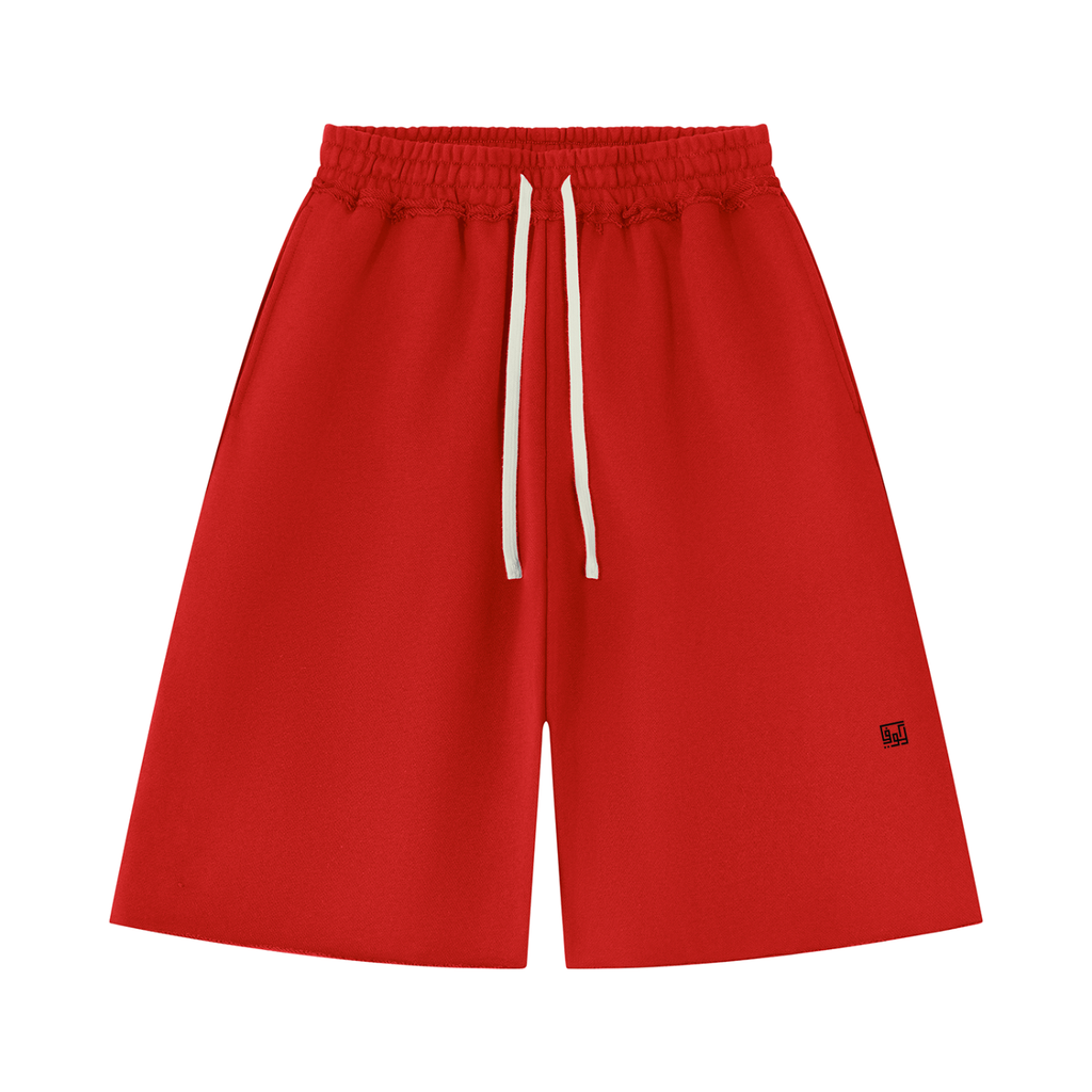 Kufic-Unisex Heavyweight Raw Edge Shorts