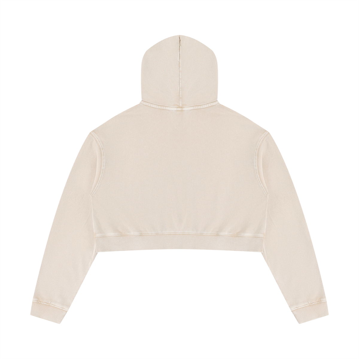 Kufic-Women’s Mineral Wash Cropped Hoodie