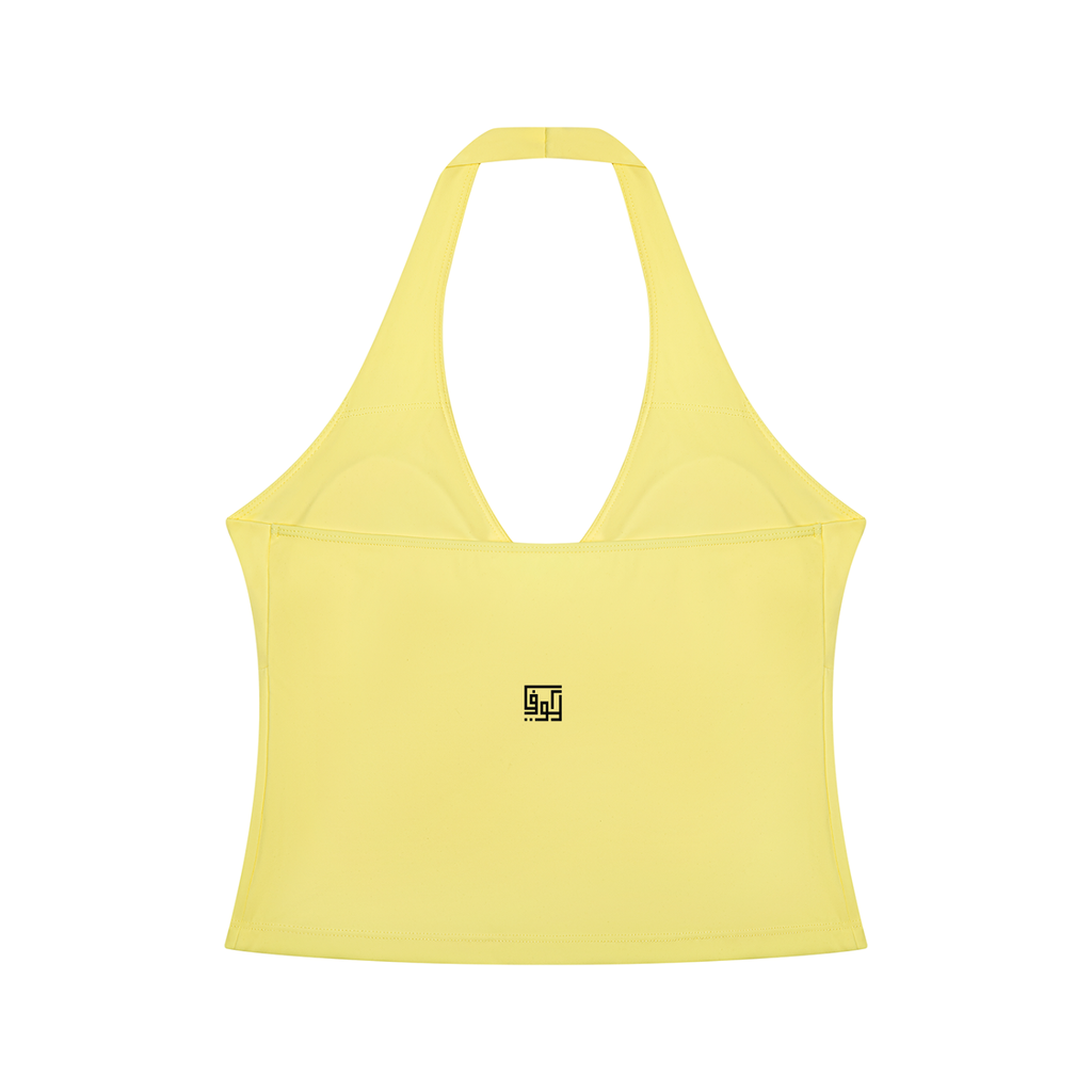Kufic-Women’s Ruched Halter Yoga Tank Top