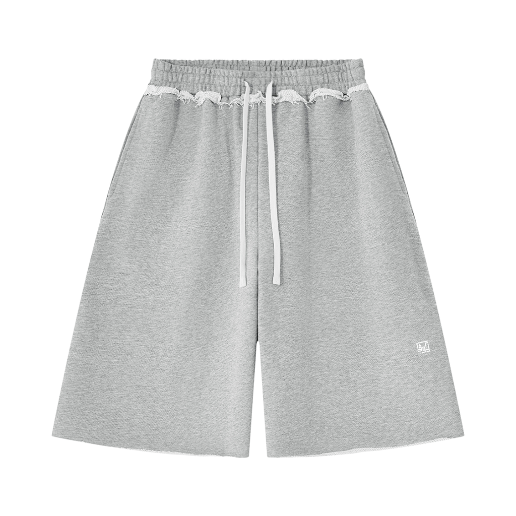 Kufic-Unisex Heavyweight Raw Edge Shorts