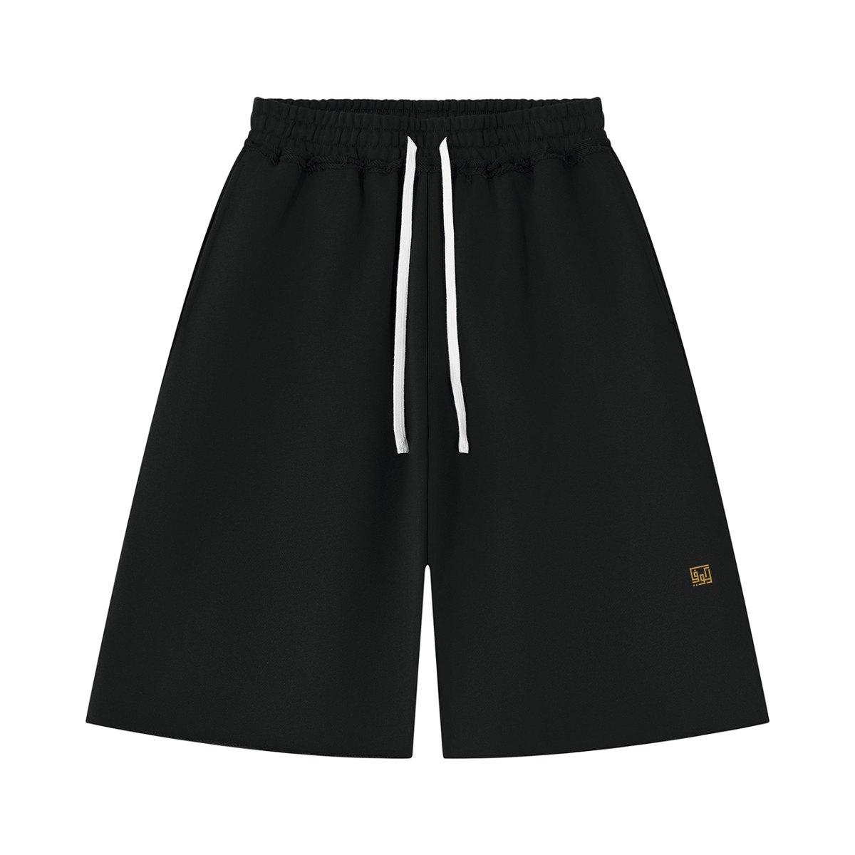 Kufic-Unisex Heavyweight Raw Edge Shorts