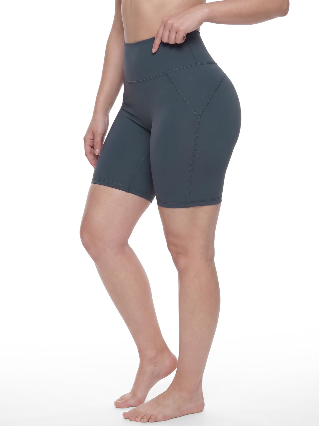 Kufic-Women’s High Waisted Yoga Shorts
