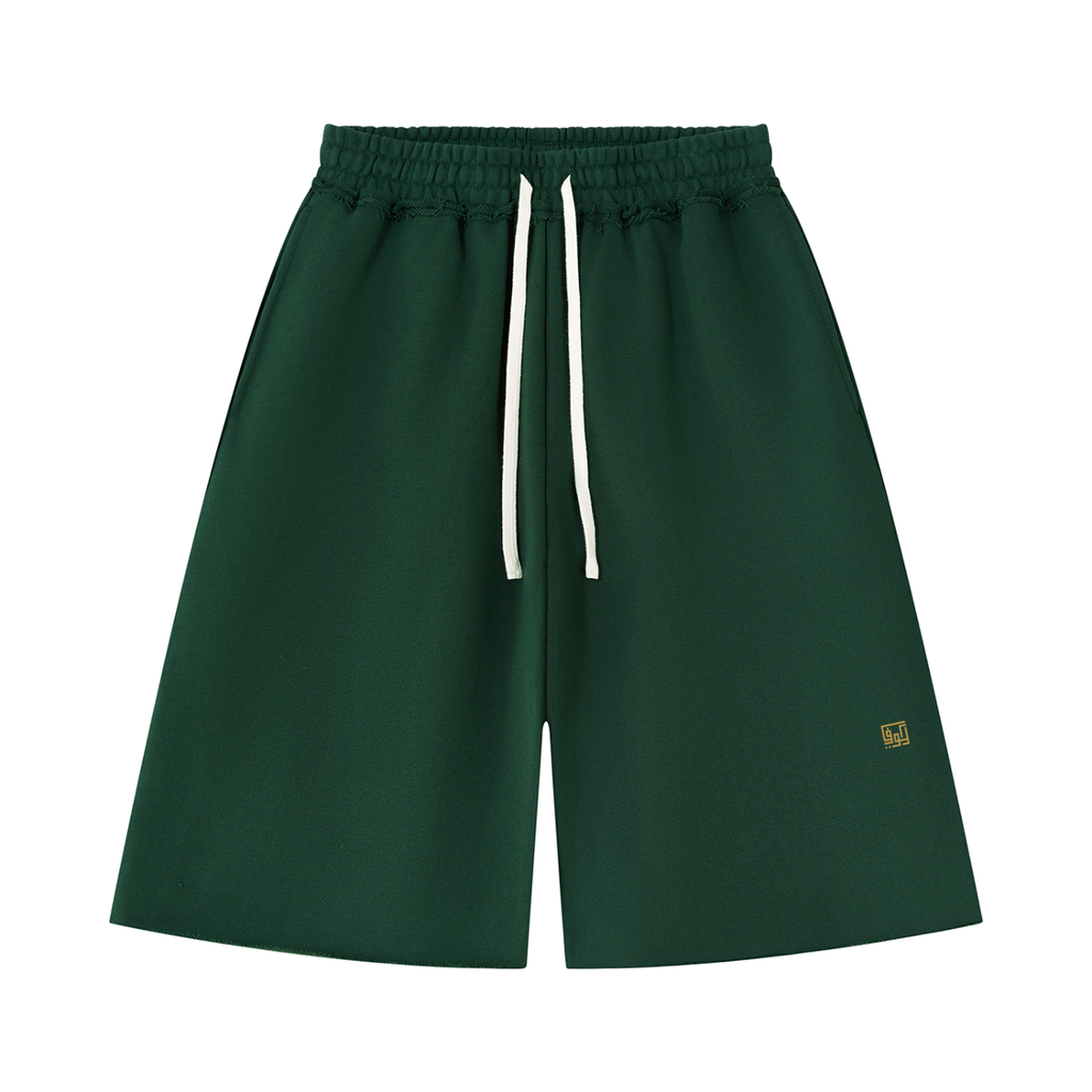 Kufic-Unisex Heavyweight Raw Edge Shorts