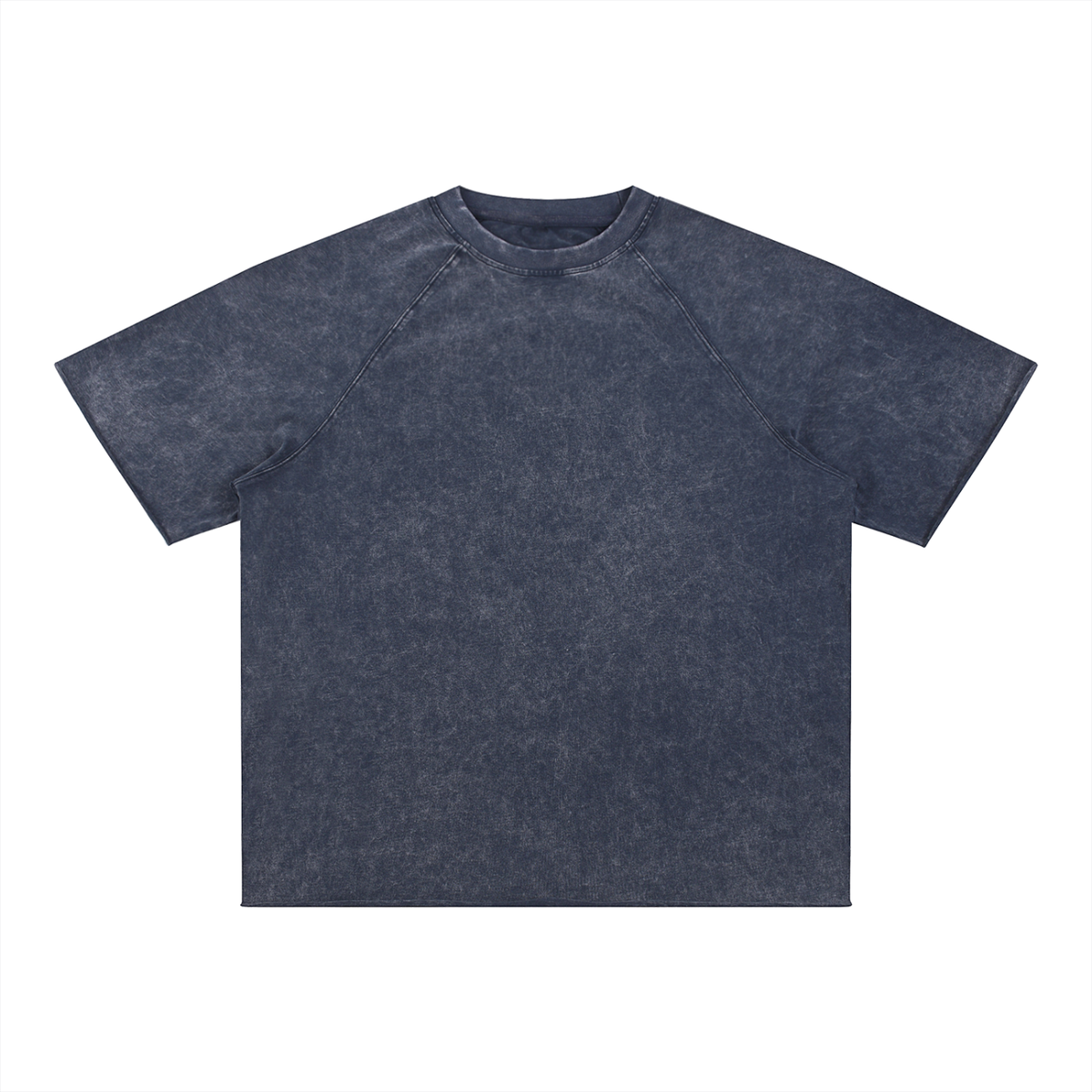 Kufic-Unisex Mineral Wash Raw Edge T-Shirt