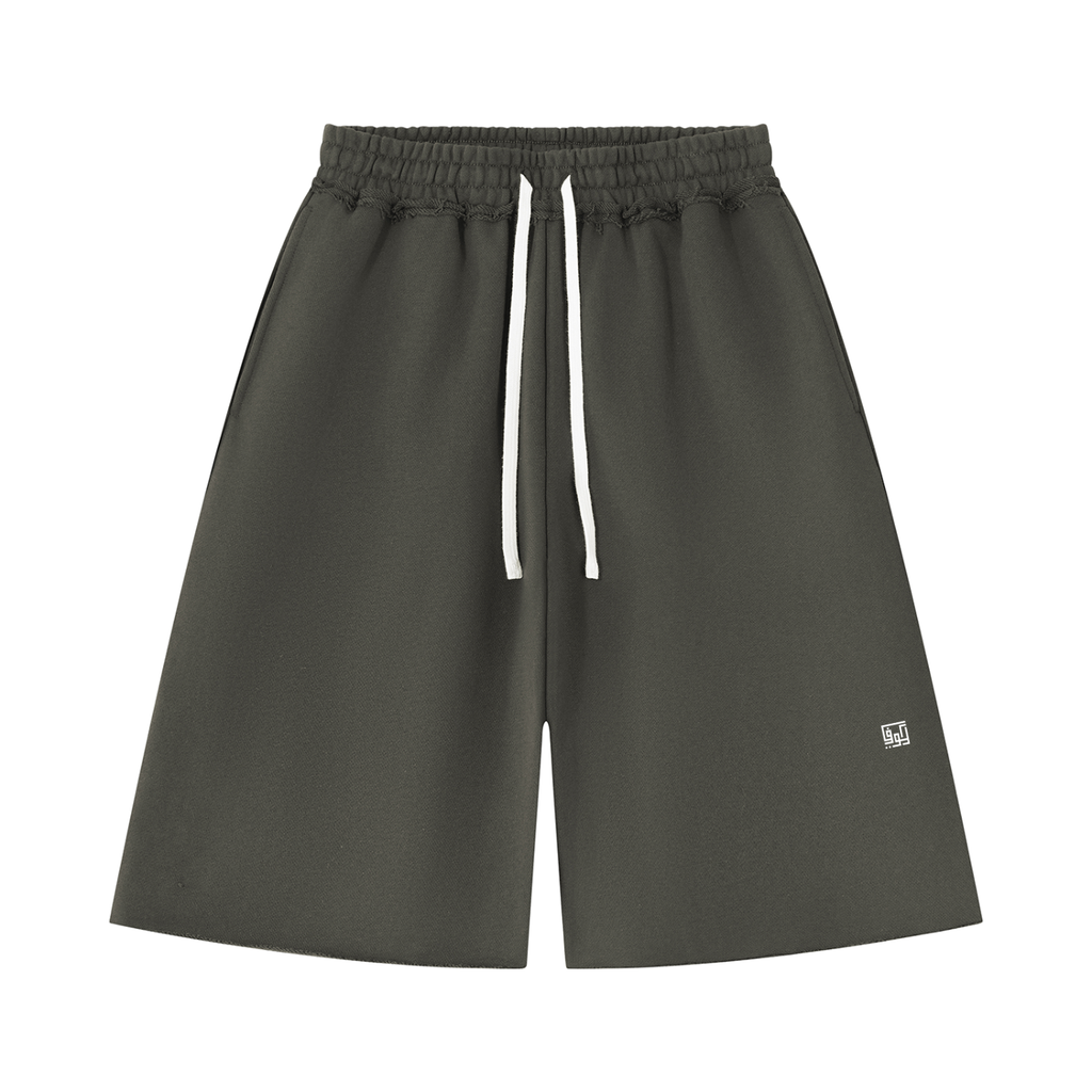 Kufic-Unisex Heavyweight Raw Edge Shorts