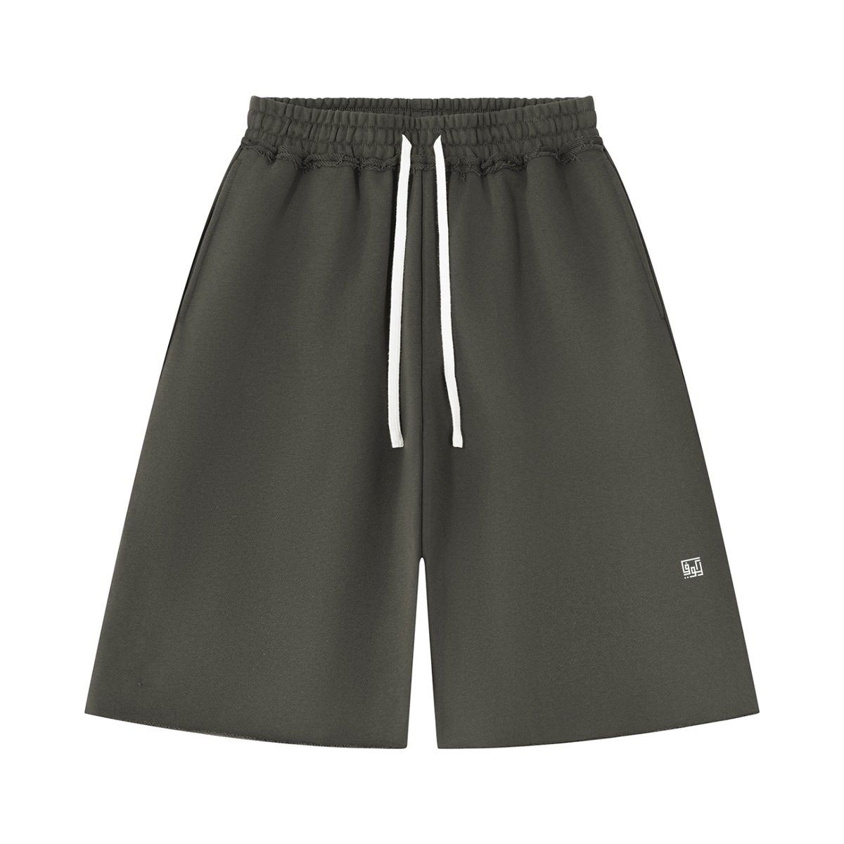Kufic-Unisex Heavyweight Raw Edge Shorts