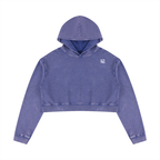 Kufic-Women’s Mineral Wash Cropped Hoodie