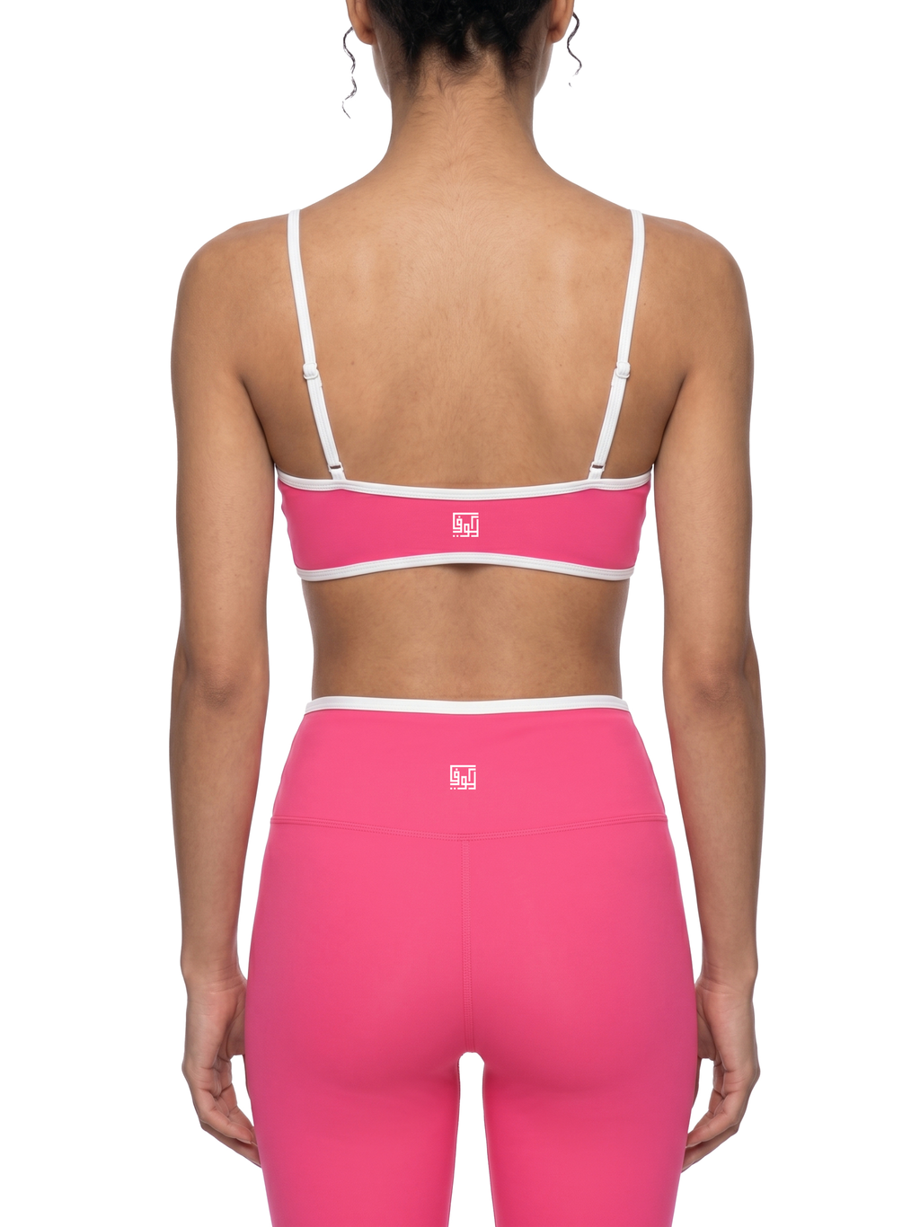 Kufic-Women's Color Block Ruched V-Neck Sports Bra