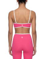 Kufic-Women's Color Block Ruched V-Neck Sports Bra