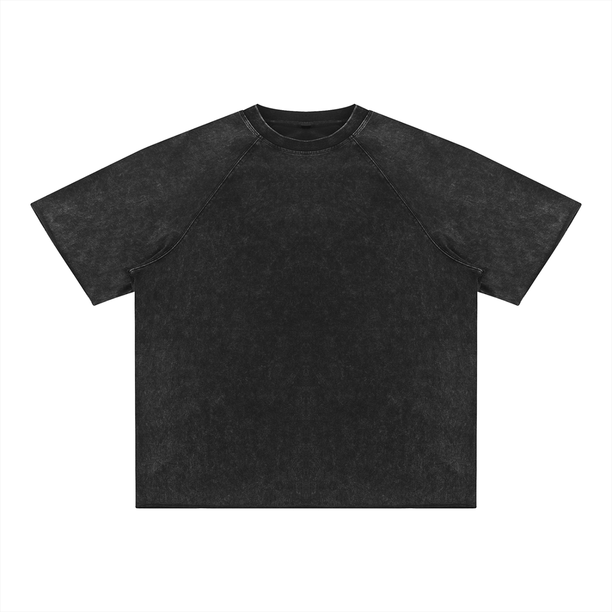 Kufic-Unisex Mineral Wash Raw Edge T-Shirt