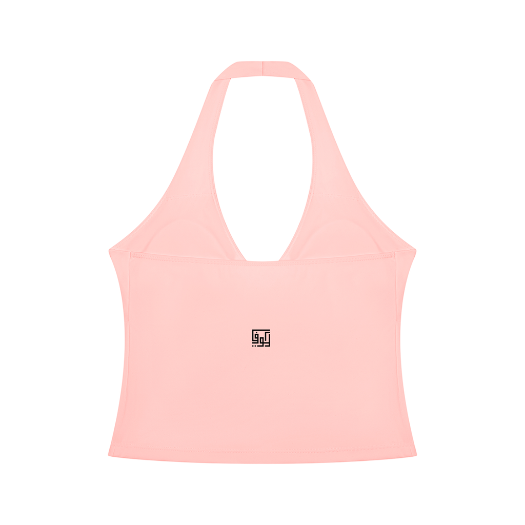 Kufic-Women’s Ruched Halter Yoga Tank Top