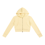 Kufic-Women’s Slim Crop Full Zip Hoodie