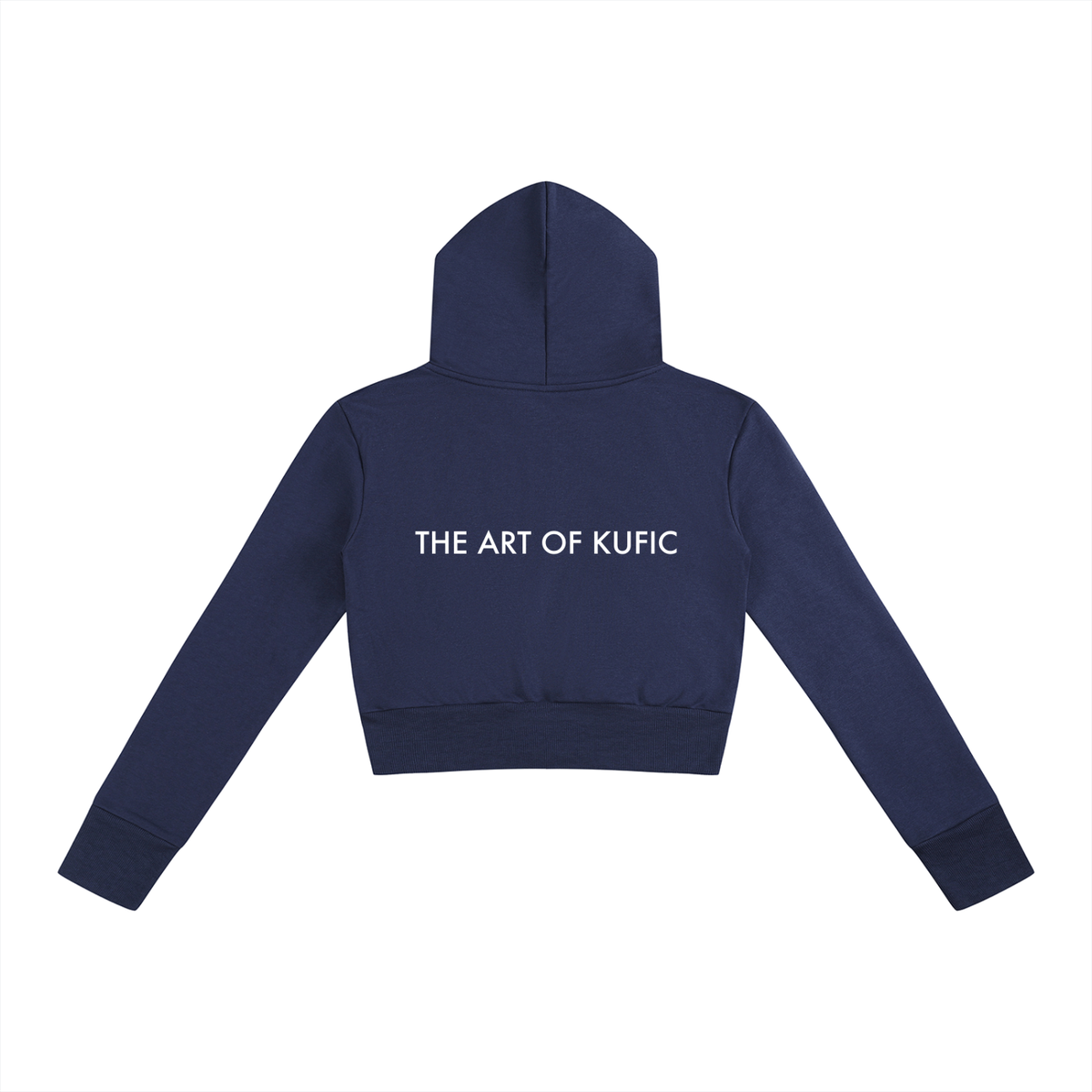 Kufic-Women’s Slim Crop Full Zip Hoodie