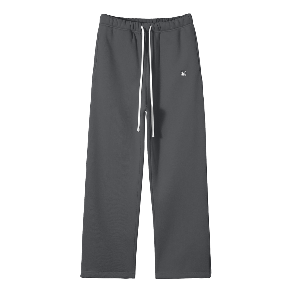 Kufic-Unisex Solid Color Fleece Straight