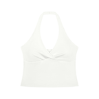 Kufic-Women’s Ruched Halter Yoga Tank Top