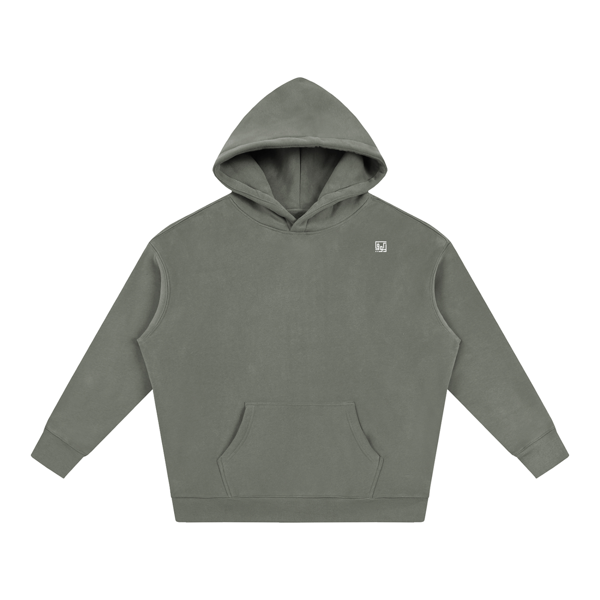 Kufic-Oversize Fleeced Hoodie
