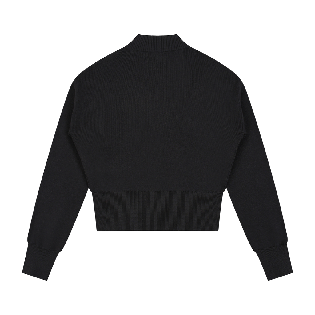 Kufic-Women’s Mock Neck Zip Up Cardigan