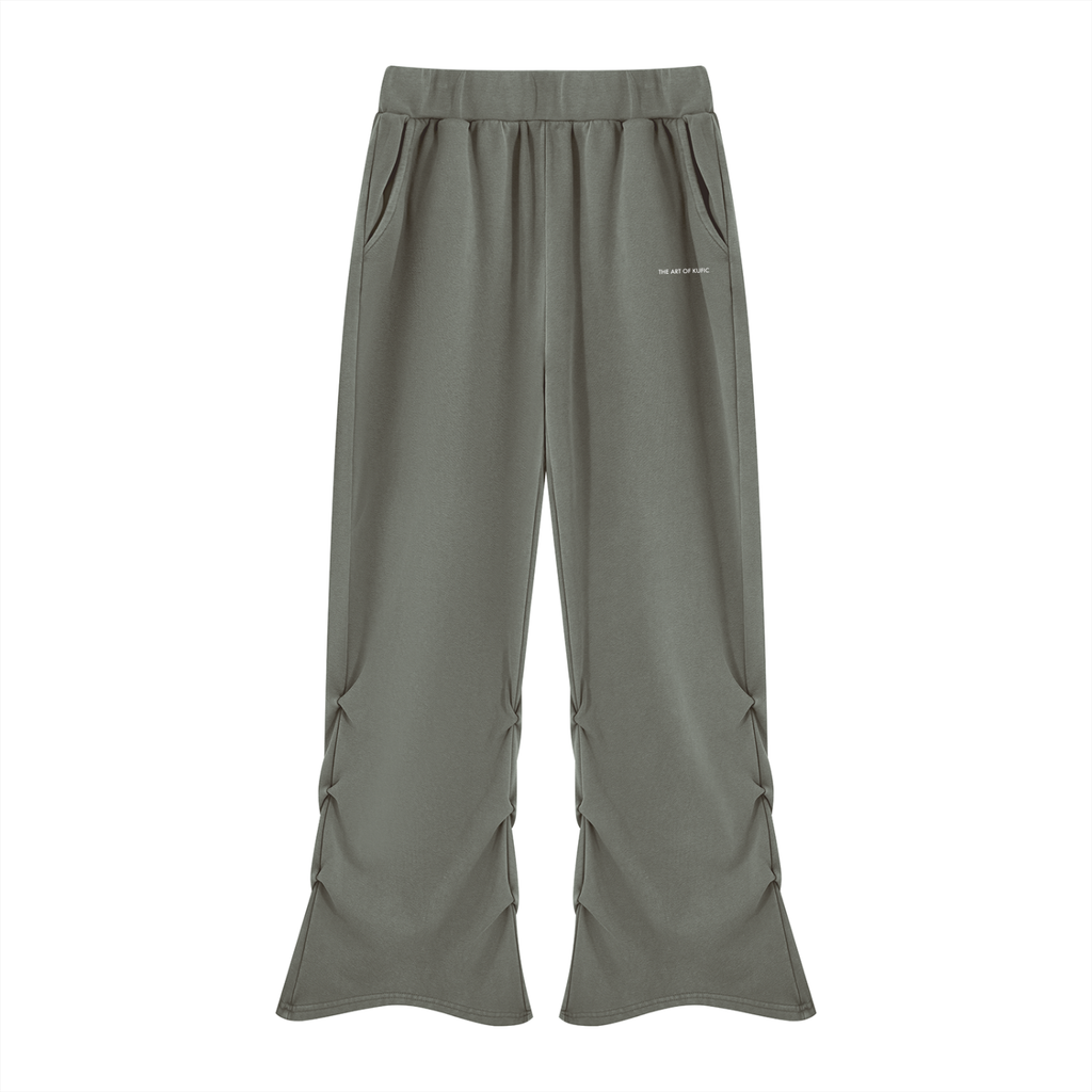 Kufic-Women’s Vintage Wash Ruched Sweatpants