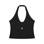 Kufic-Women’s Ruched Halter Yoga Tank Top