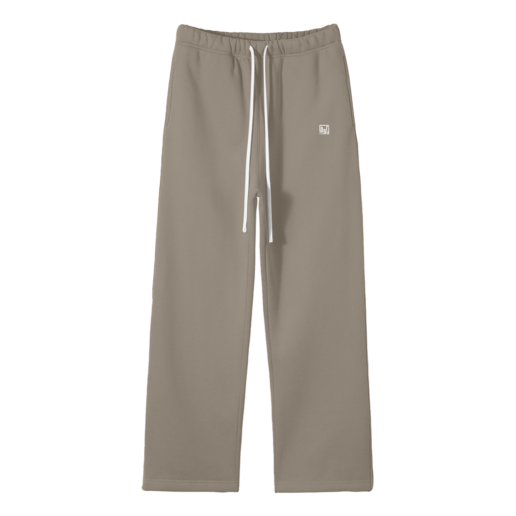 Kufic-Unisex Solid Color Fleece Straight