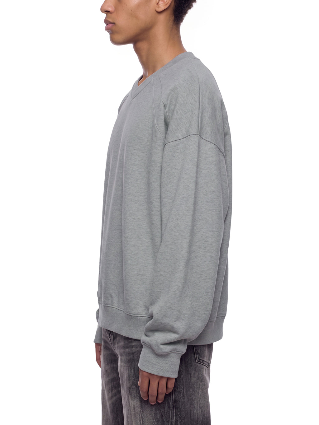 Kufic-Unisex Oversized V-Neck Sweatshirt