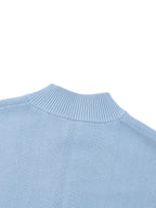 Kufic-Women’s Mock Neck Zip Up Cardigan