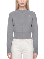 Kufic-Women’s Mock Neck Zip Up Cardigan