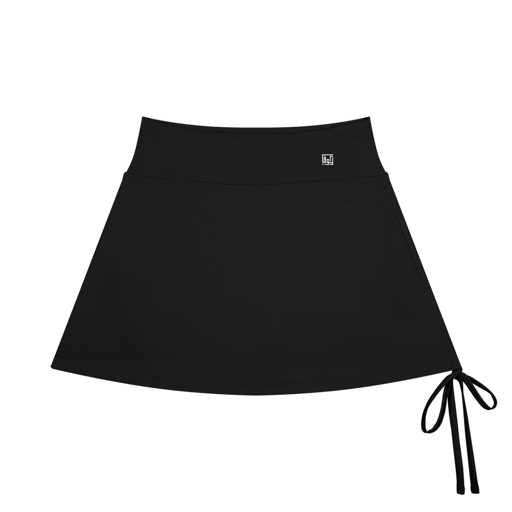 Kufic-Women's Drawstring A-Line Yoga Skort