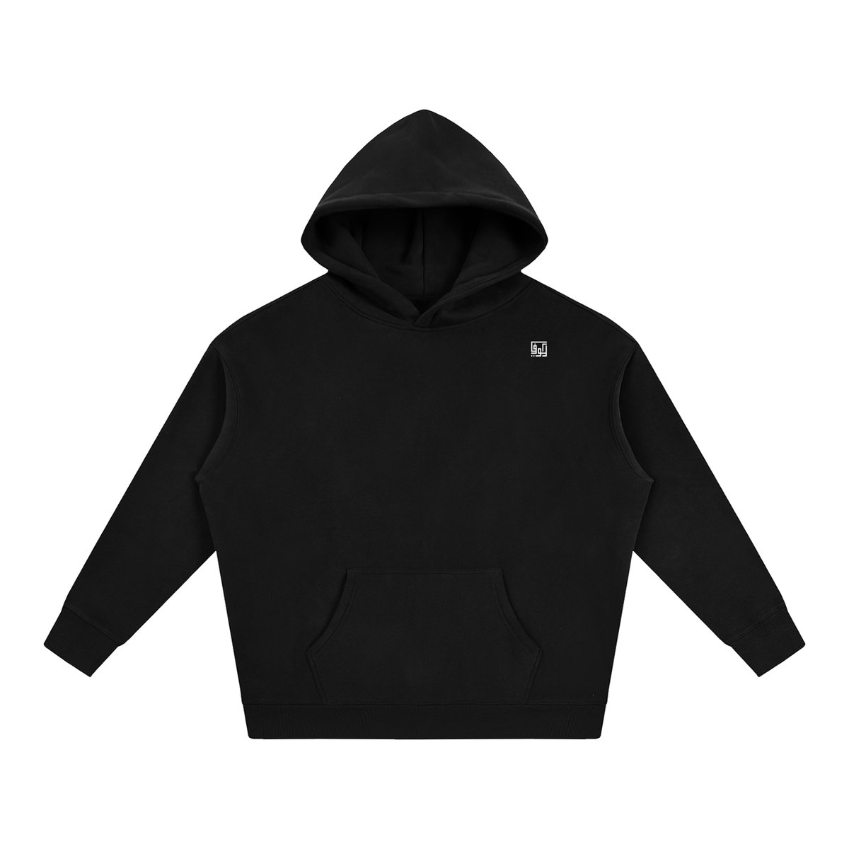 Kufic-Oversize Fleeced Hoodie
