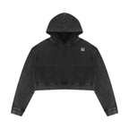 Kufic-Women’s Mineral Wash Cropped Hoodie