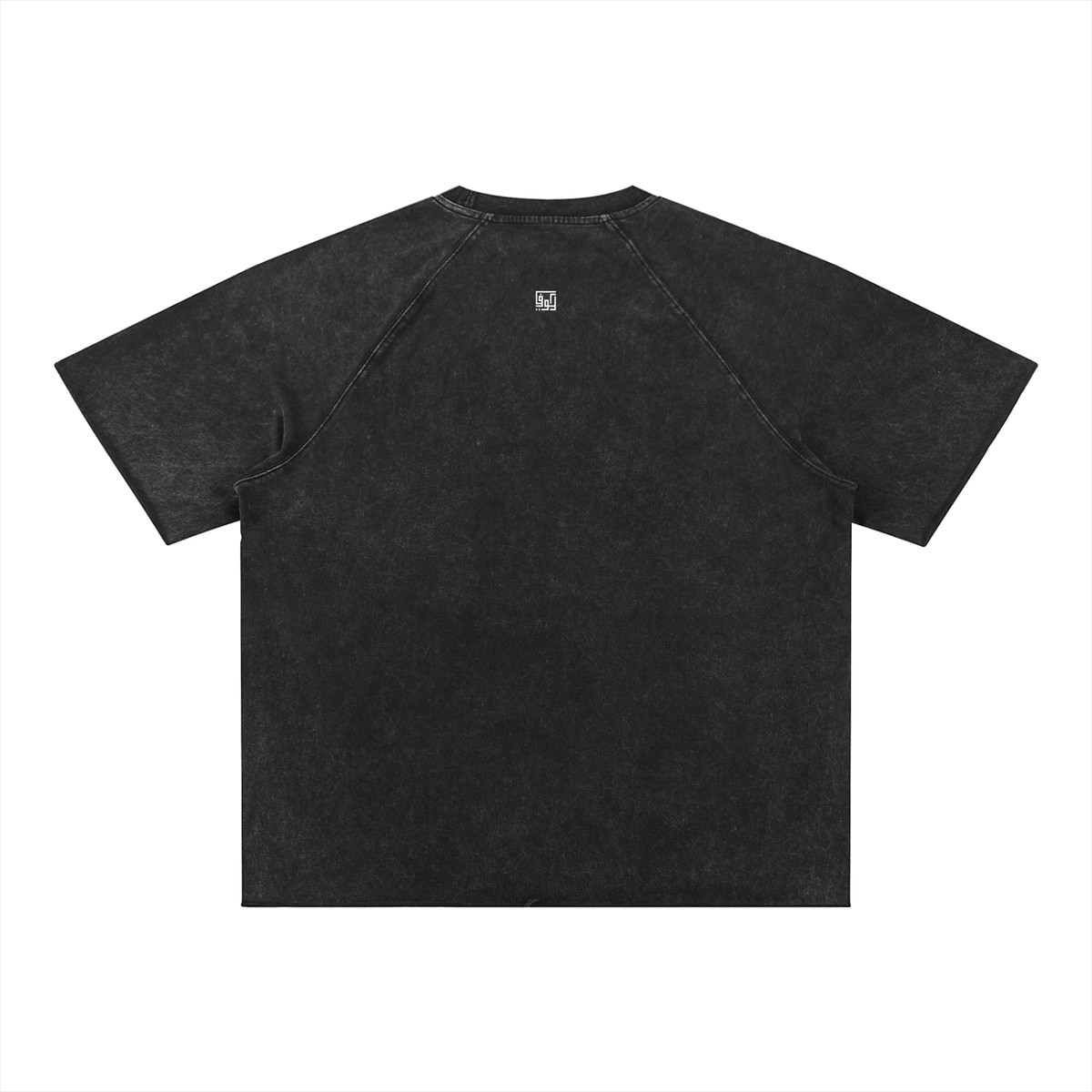 Kufic-Unisex Mineral Wash Raw Edge T-Shirt