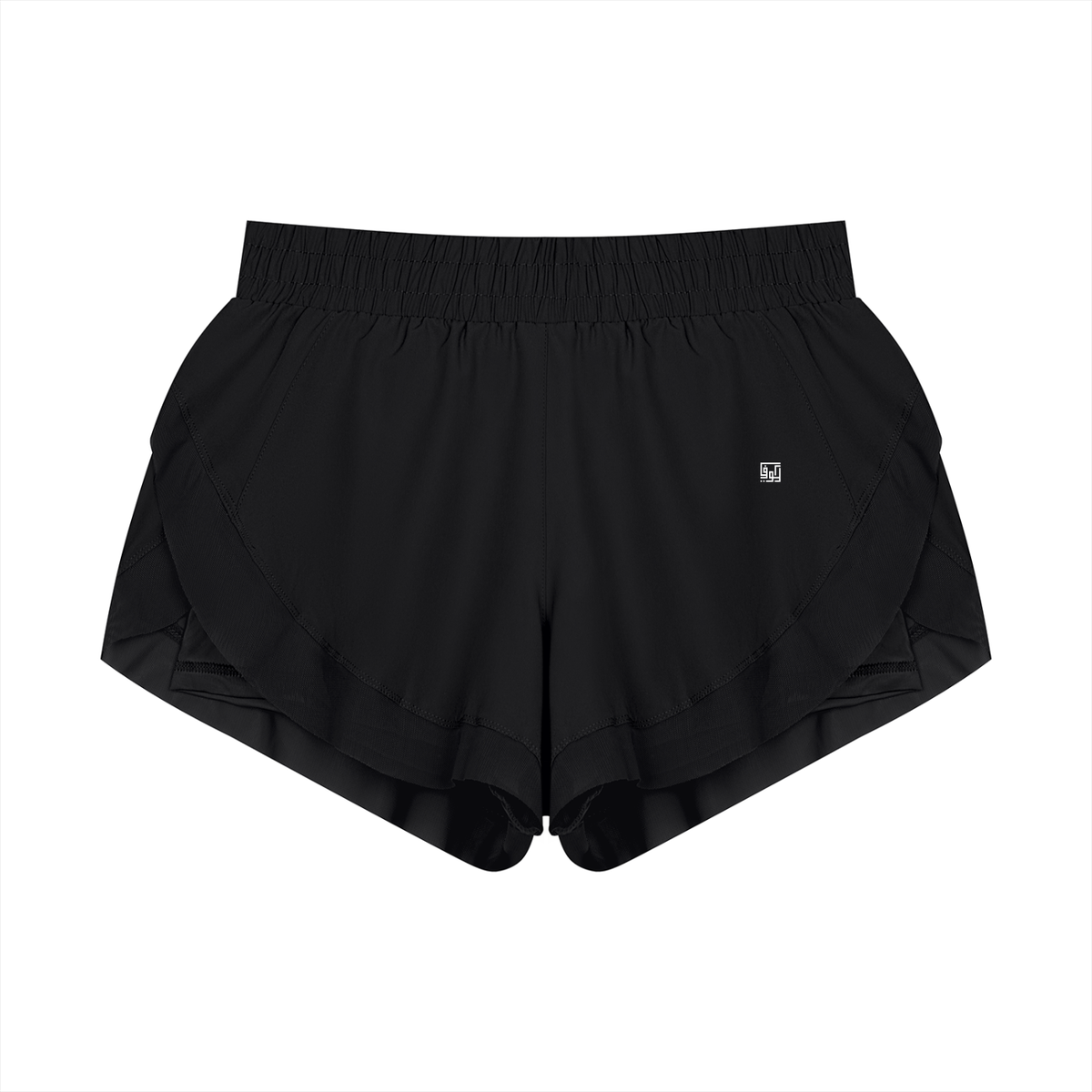 Kufic-Women's Paneled Yoga Shorts