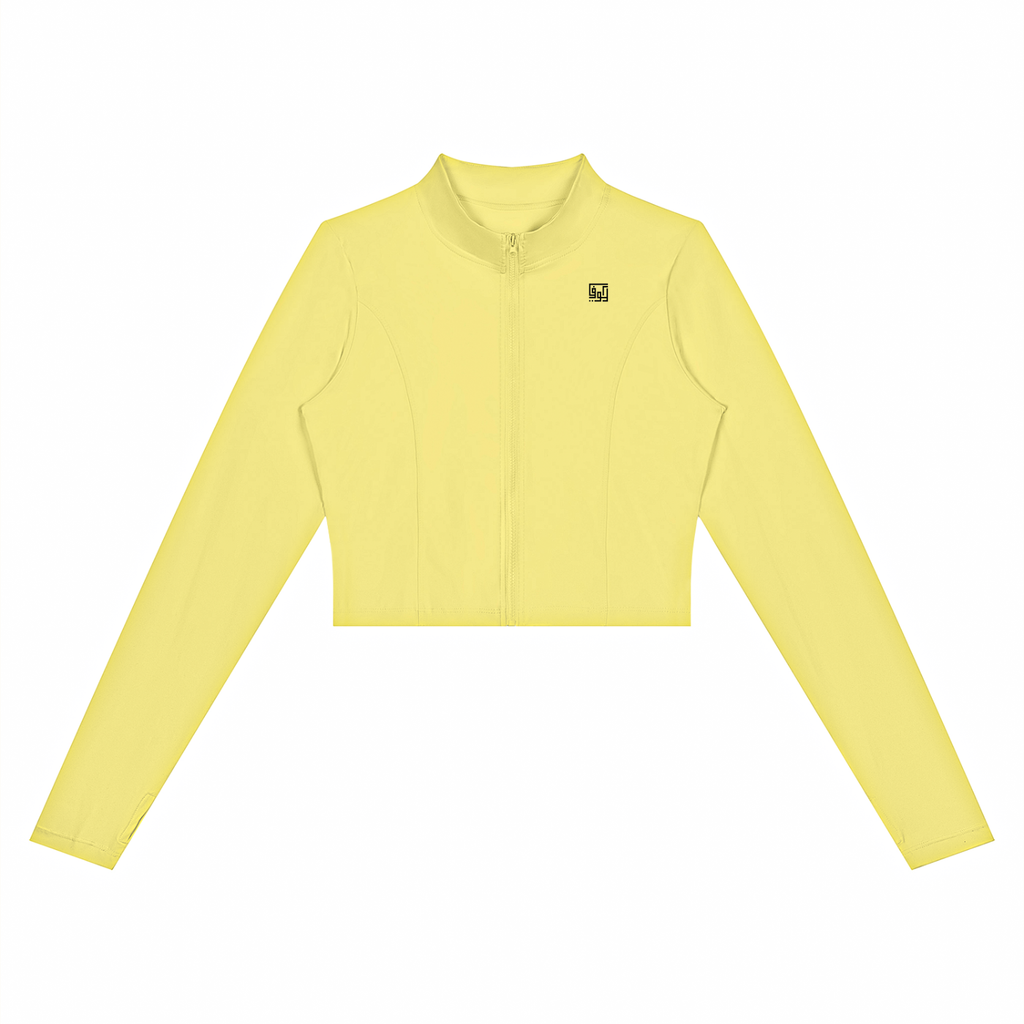 Kufic-Women’s Crop Yoga Sports Jacket