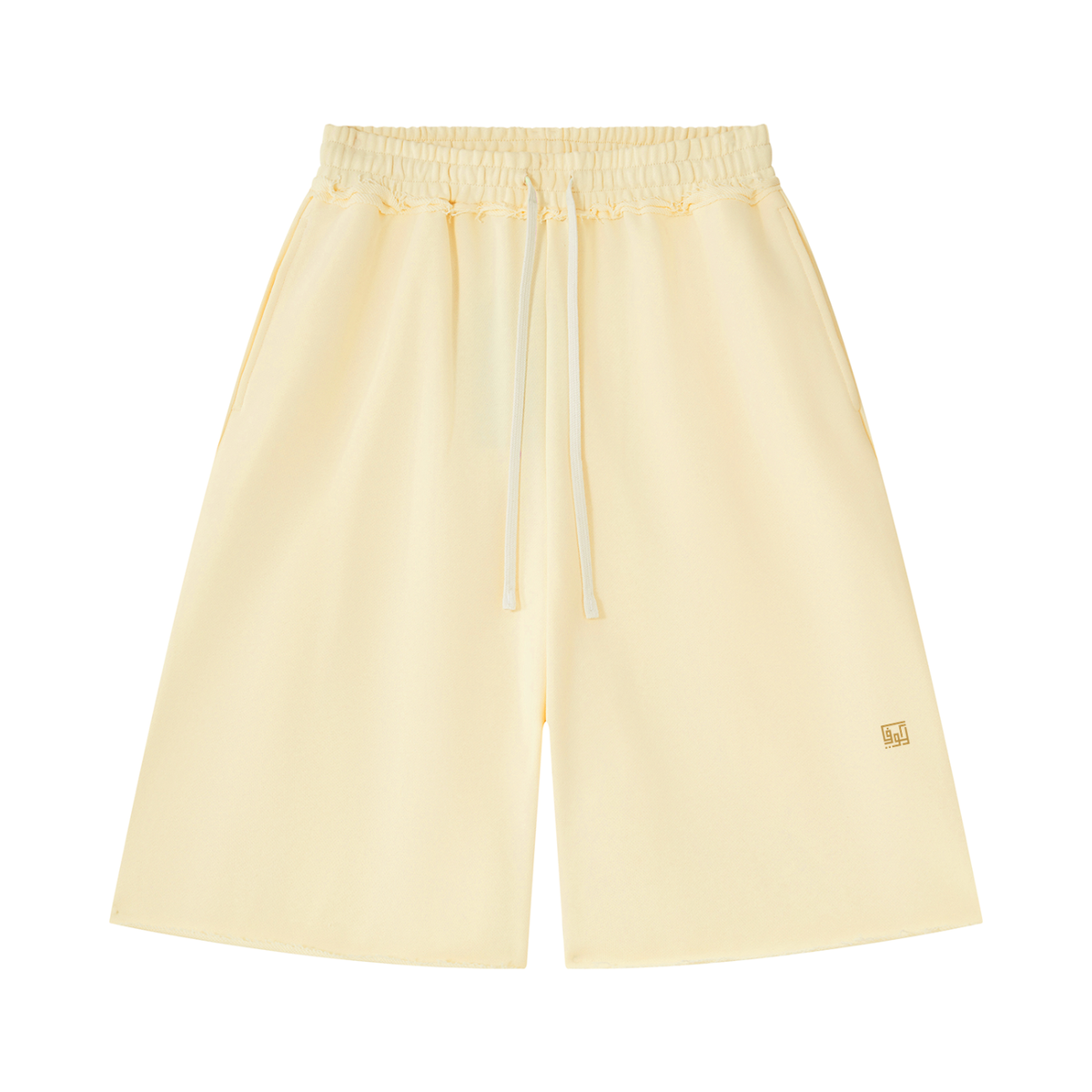 Kufic-Unisex Heavyweight Raw Edge Shorts