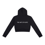 Kufic-Women’s Slim Crop Full Zip Hoodie