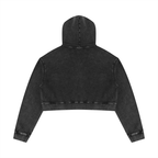 Kufic-Women’s Mineral Wash Cropped Hoodie
