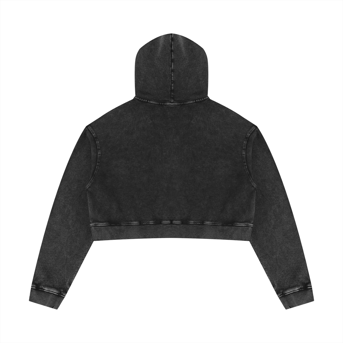 Kufic-Women’s Mineral Wash Cropped Hoodie