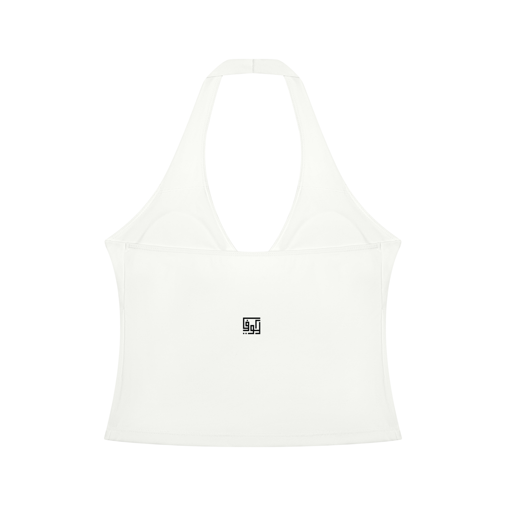 Kufic-Women’s Ruched Halter Yoga Tank Top