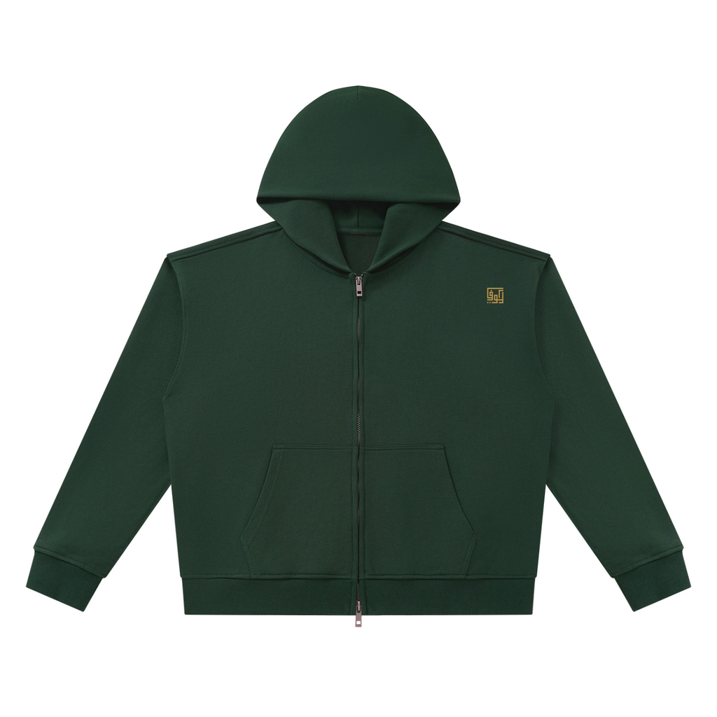 Kufic-Unisex Heavyweight Full Zip Boxy