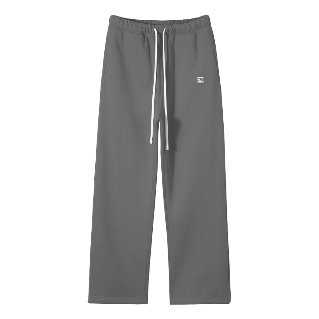 Kufic-Unisex Solid Color Fleece Straight