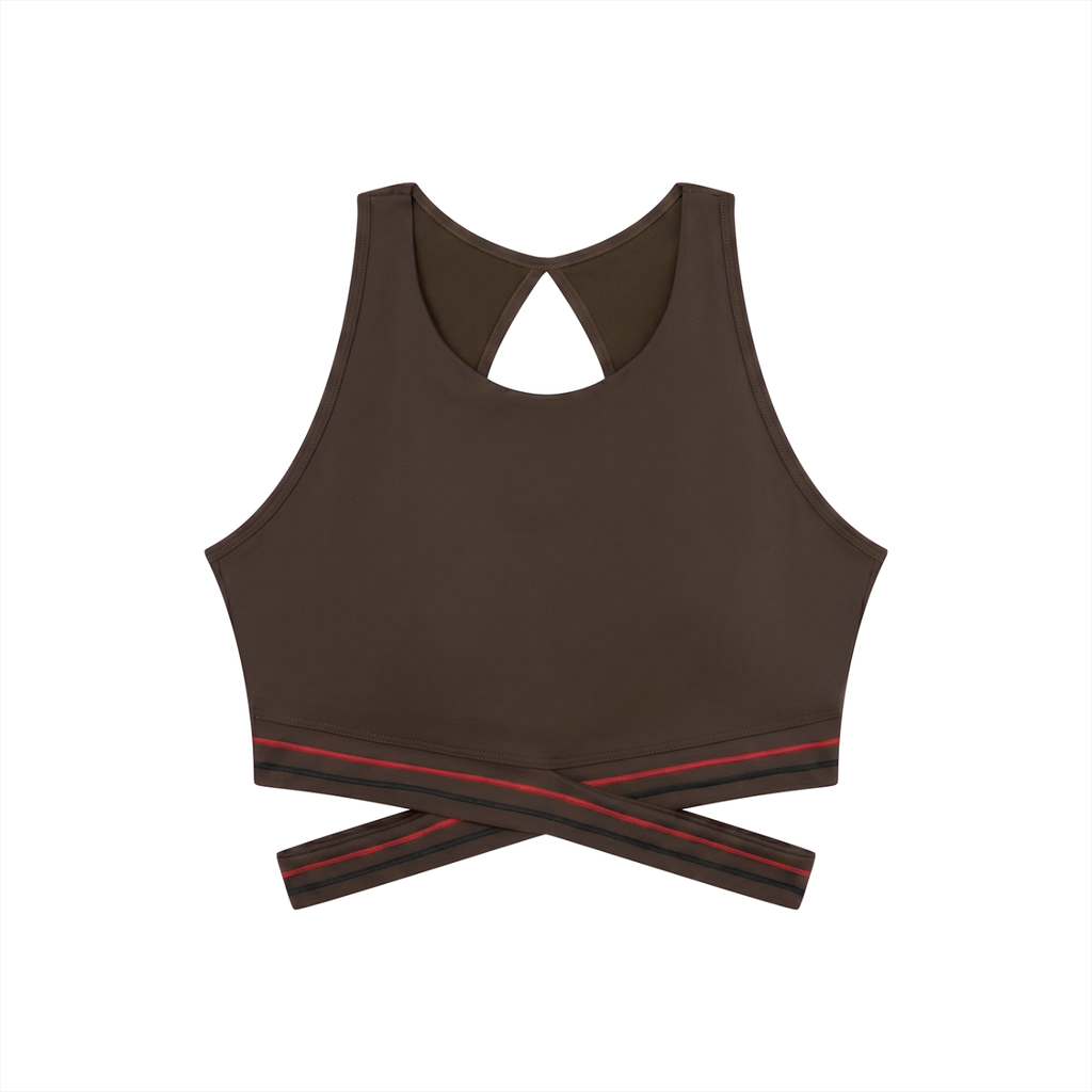 Kufic-Women’s Criss-Cross Band Sports Bra