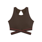 Kufic-Women’s Criss-Cross Band Sports Bra