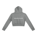 Kufic-Women’s Slim Crop Full Zip Hoodie
